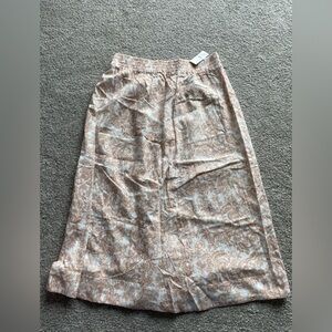 NWT loft floral skirt